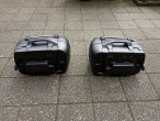 Hepco Becker junior sidetasker med Moto Guzzi logo