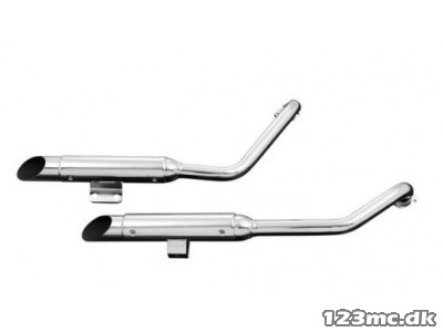 Highway Hawk - Slashcut udstødning - XVS 1100