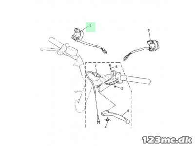 Højre Styrkontakt Original - Yamaha JogR