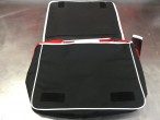 Honda taske crossbody sort/rød, 183-6217040