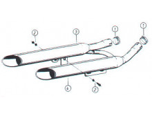 Honda VT1100 Laser Outlow Udstødning