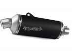 HP Corse exhaust SP-1 Titan Short HIGH black AS til Yamaha Ténéré 700