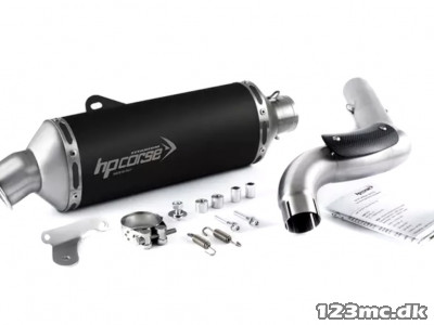 HP Corse exhaust SP-1 Titan Short HIGH black AS