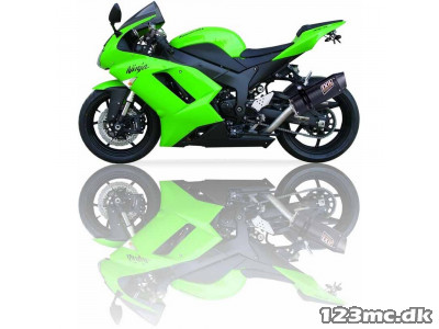 Ixil Carbon Slip on udstødning til ZX6R 07-08