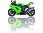 IXIL VSE rustfri udstødning ZX6R 07-08 til Kawasaki