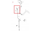 Kabel - Gas Kabel Stål +40cm - VS 1400 til Suzuki VS 1400 Intruder