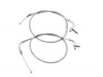 Kabel - Gas Retur Kabel Stål + 40cm - XVS 1100 Alm til Yamaha XVS 1100 Drag Star