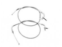 Kabel - Gas Retur Kabel Stål + 40cm - XVS 1100 Alm
