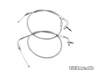 Kabel - Gas træk kabel stål +40cm - Honda VT 1100