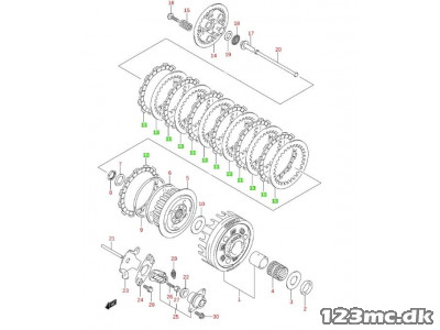 Komplet kobling - Suzuki M800 Original