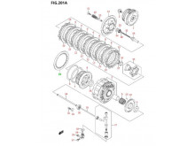 Komplet kobling - Suzuki VZ 1500 k9