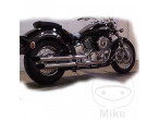 LeoVince Silvertail K02 Udstødning XVS 1100 til Yamaha XVS 1100 Drag Star