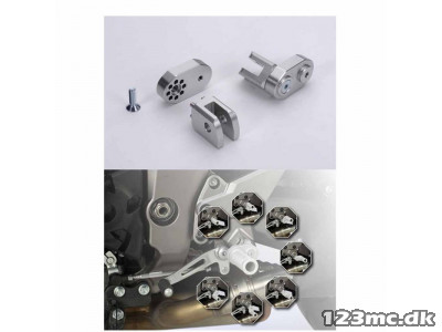 LSL Justerbar Fodhviler Adapter Passager Honda Modeller