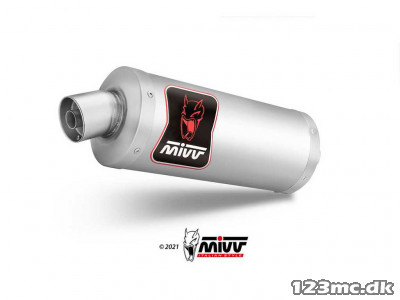 Mivv Dakar udstødning sølv - Yamaha Tenere 700 (19-25)