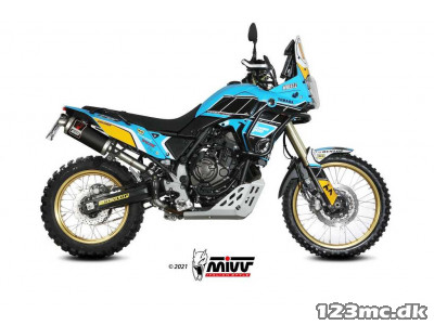 Mivv Dakar udstødning sort - Tenere 700 (19-25)