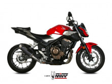 Mivv GP Pro Rustfri Sort Stål udstødning CB 500 F (19-24)