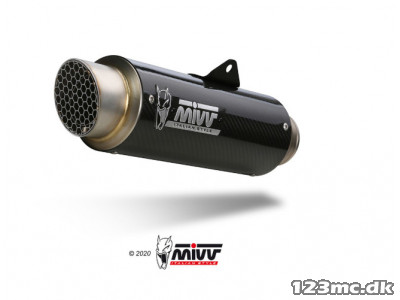 Mivv GP Pro Rustfri Sort Stål udstødning CB 500 F (19-24)