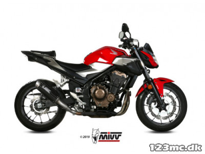 Mivv GP Pro Rustfri Stål Carbon Udstødning CB 500 F (19-24)