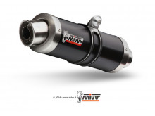 Mivv GP Slip-On Sort FZ1 S/N Fazer (06-12)