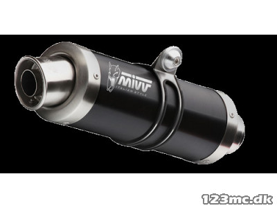 Mivv GP Slip-On Sort Rustfri Stål YZF-R1 (02-03)