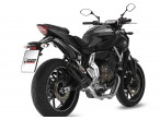 MIVV GP Udstødning stainless steel med carbon ende MT-07 (14-20) til Yamaha