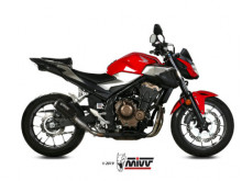 Mivv MK3 Rusfri Sort Stål Udstødning CB 500 F (19-24)