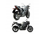 Mivv Oval Carbon Slip-on E-godkendt med DB killer SV1000 til Suzuki