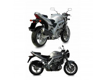 Mivv Oval Carbon Slip-on E-godkendt med DB killer SV1000