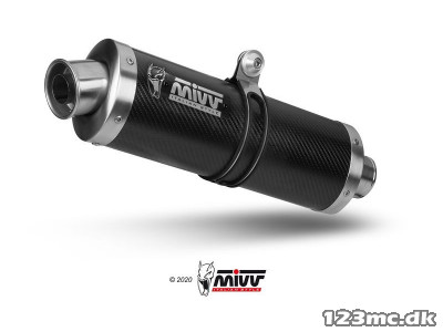 Mivv Oval Carbon Slip-On GSF 600 (95-04)