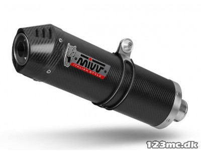 Mivv Oval Carbon Udstødning CB750 Hornet (23-&gt,)