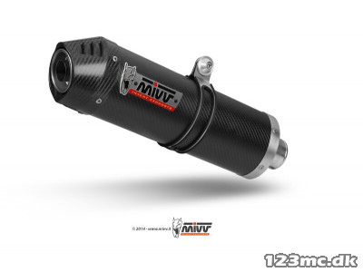 Mivv Oval Carbon Udstødning DL 650 V-strom (07-11)