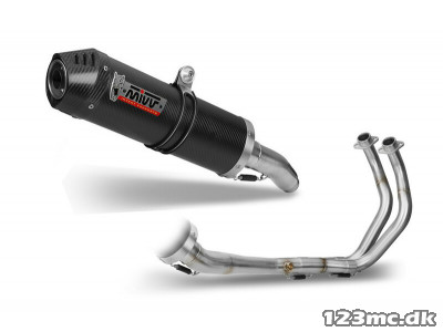 MIVV Oval Carbon Udstødning MT-07 (14-24)