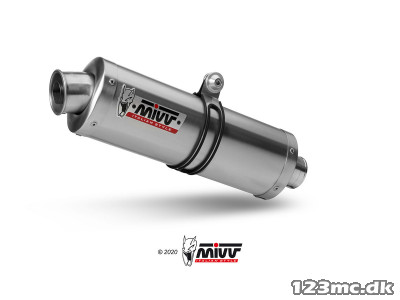 Mivv Oval rustfri udstødning - gsf 1250 / gsx 1250 f