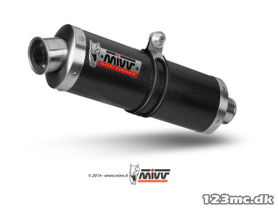 Mivv Oval Slip-On Carbon FZ1 S/N Fazer (06-12)