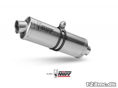 Mivv Oval Slip-On Rustfri Stål Z 750R (11-14)