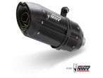 Mivv Suono Slip-On Sort Rustfri Stål FZ1 S/N Fazer (06-12) til Yamaha