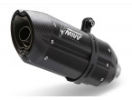 Mivv Suono Sort Stål Carbon Ende Udstødning  CB 500 F (16-18) til Honda CB 500 Four