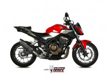 Mivv Suono Sort Stål med Carbon Ende CB 500 F (19-24)