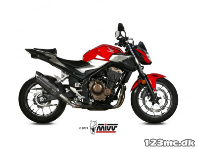 Mivv Suono Sort Stål med Carbon Ende CB 500 F (19-24)