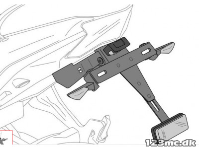 Nummerplade holder - Puig - Honda NC 750 SA