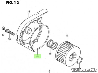 Oliefilter O-Ring Suzuki LS 650 Savage