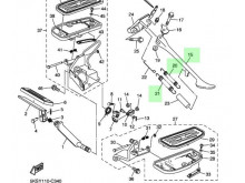 Orginal Sidestøttefod med 2 fjedre - Yamaha XVS 1100 A