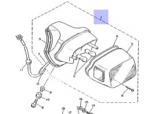 Original baglygte - XV 535