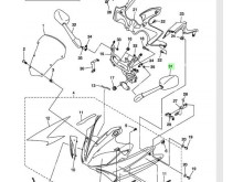 Original Spejl - Yamaha FZ6-S2