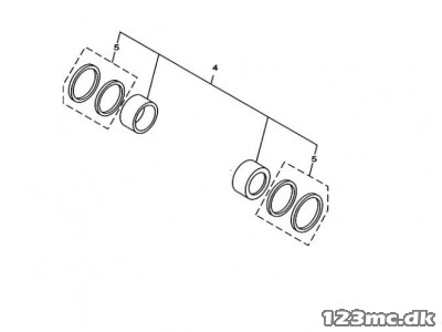 Original Yamaha Bremse kaliber rep kit xvs 1100 bag