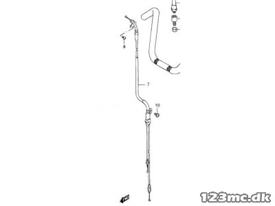 Originalt Suzuki Gaskabel - Suzuki VS 1400