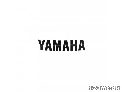 Orignial Yamaha Reflekterende Klistermærke Til Forhjul