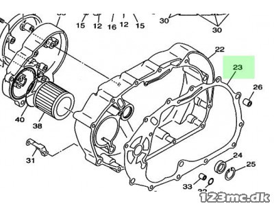 Pakning Koblings dæksel - Yamaha XVS 650