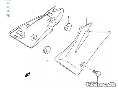 Plastik - Suzuki SV 650 S k9
