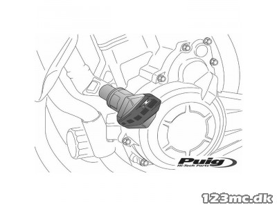 Puig Crash Pad Model R12 Kawasaki Modeller